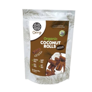 Organic Coconut Rolls -  Chocolate
